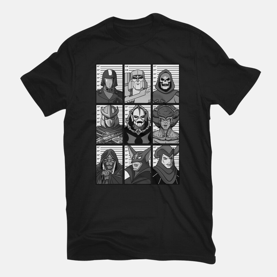 Saturday Morning Detention – Fantasy Graphic T-Shirt in black, flat-lay product view