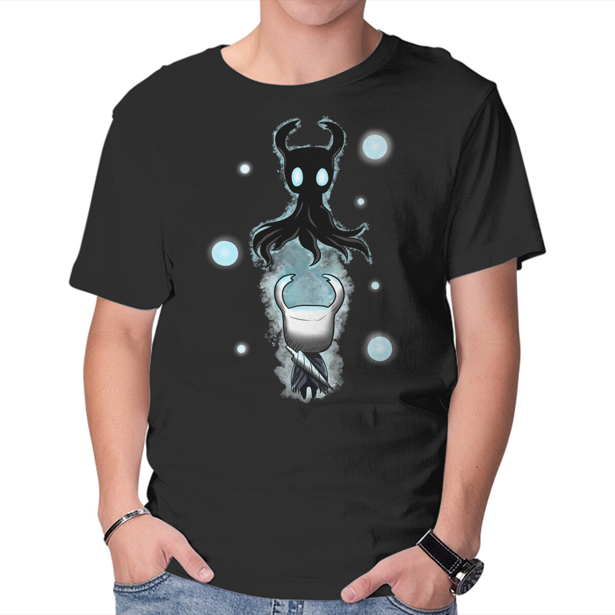 Look Your Soul – Gaming Graphic T-Shirt in black, product display