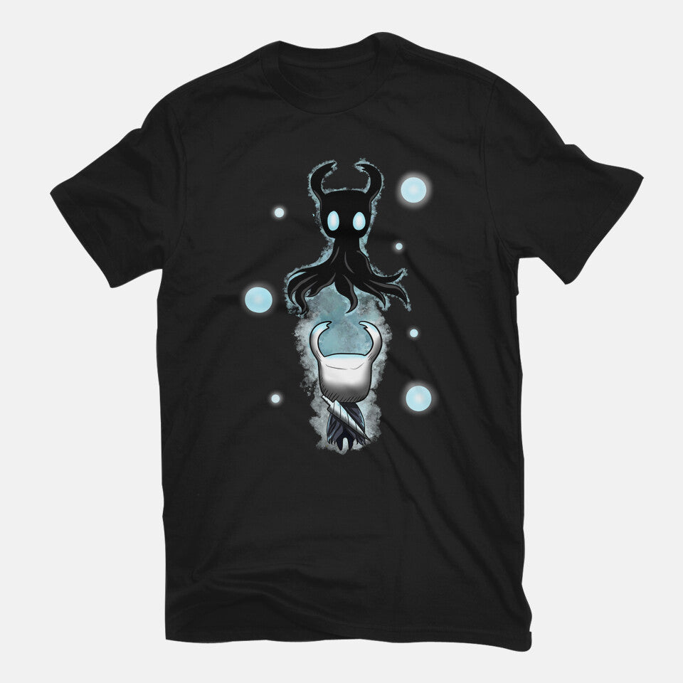 Look Your Soul – Gaming Graphic T-Shirt in black, flat-lay product view