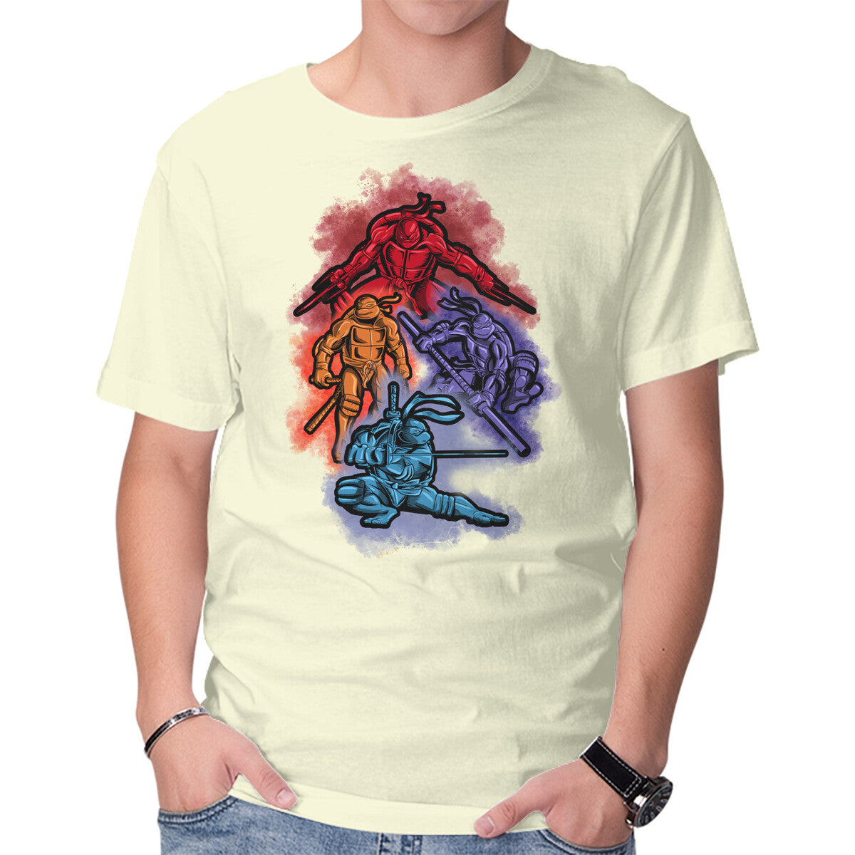 Colorful Turtles Graphic T-Shirt