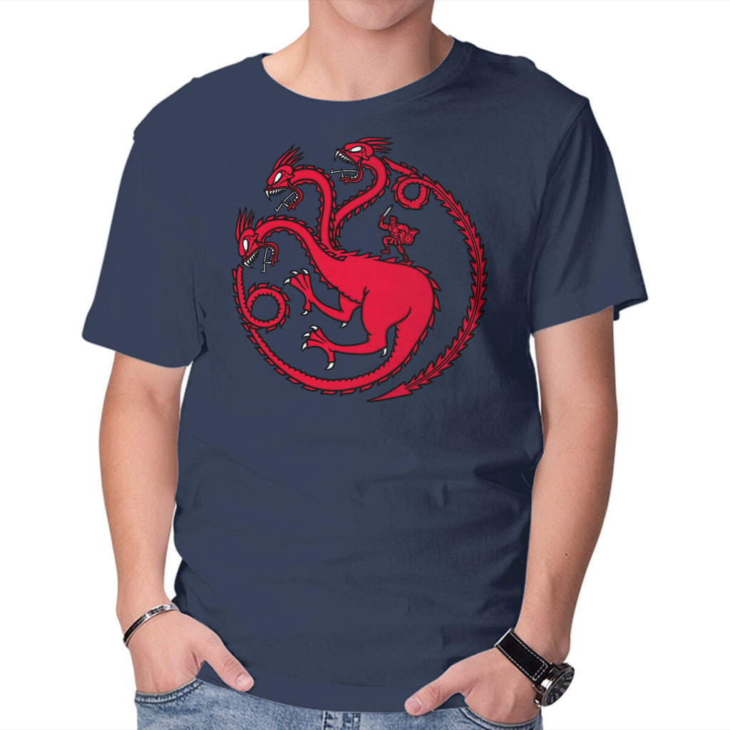 Hydraryen – Fantasy Graphic T-Shirt in navy, product display