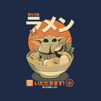 Ramen Is The Way – Sci-Fi Graphic T-Shirt design artwork for navy graphic T-shirt