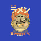 Ramen Is The Way – Sci-Fi Graphic T-Shirt design artwork for royal blue graphic T-shirt