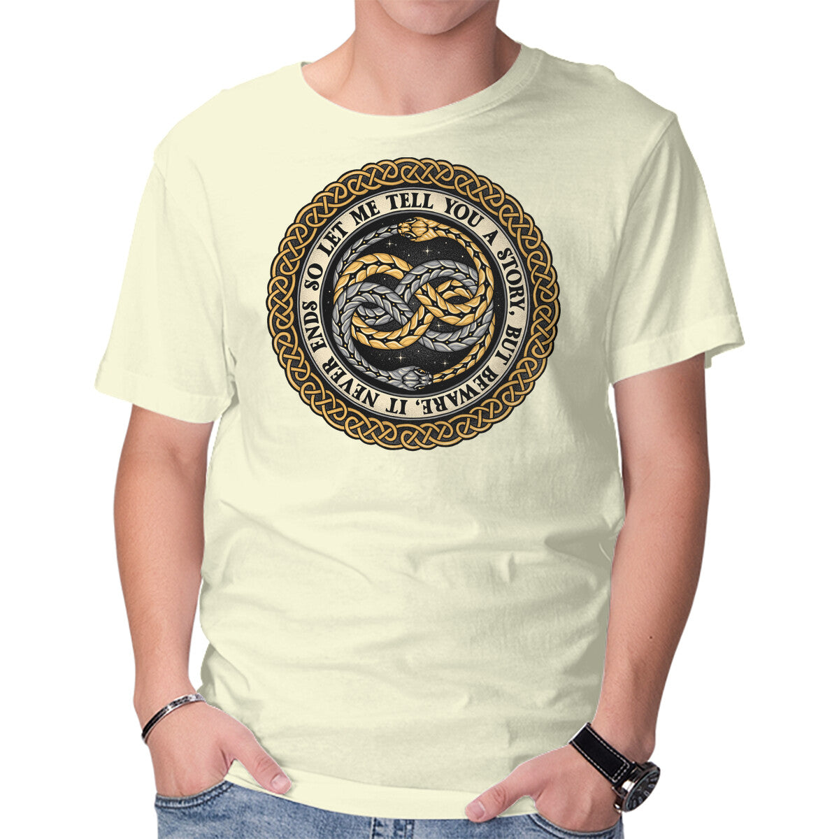 Never Ending Emblem – Fantasy Graphic T-Shirt