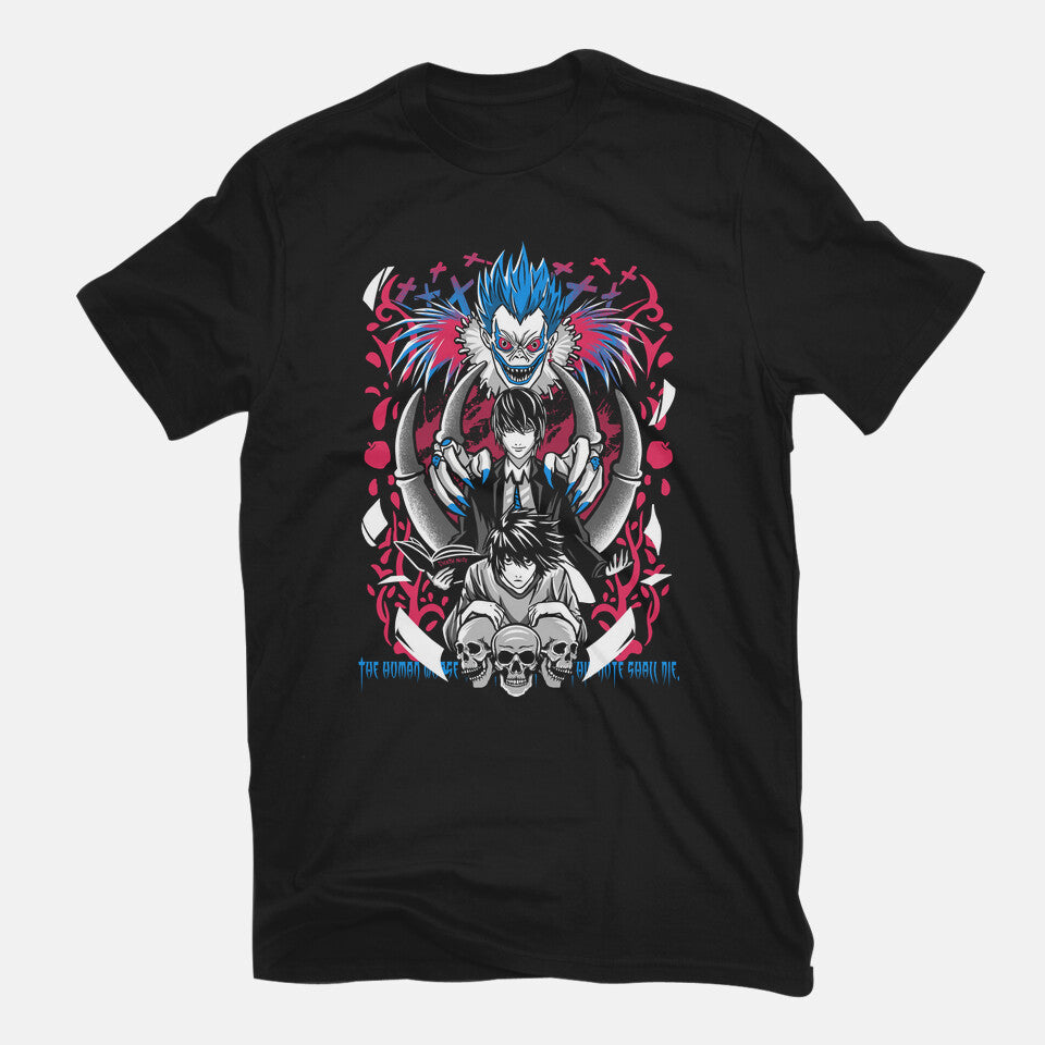 Game Of Deaths – Anime Graphic T-Shirt in black, flat-lay product view
