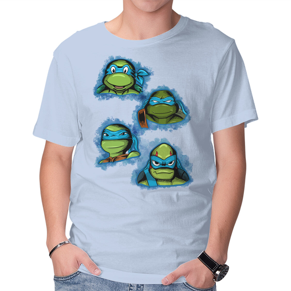 Blue Generation Graphic T-Shirt in blue, product display
