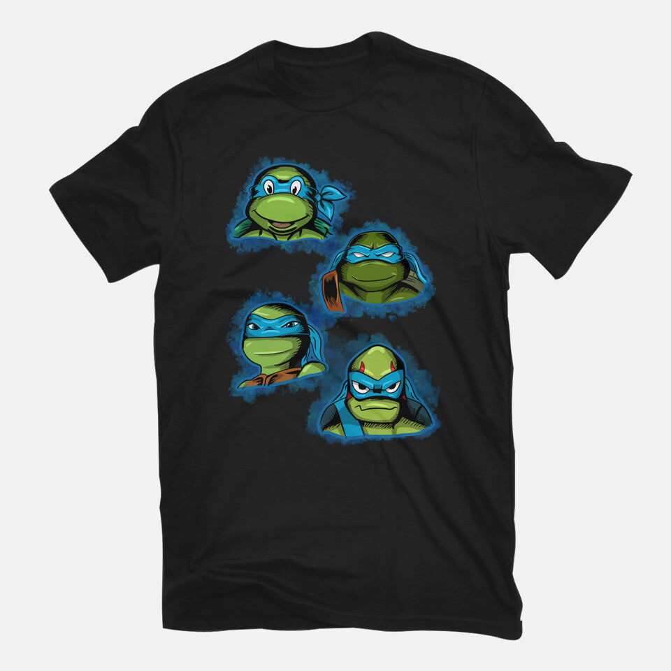 Blue Generation Graphic T-Shirt in black, flat-lay product view