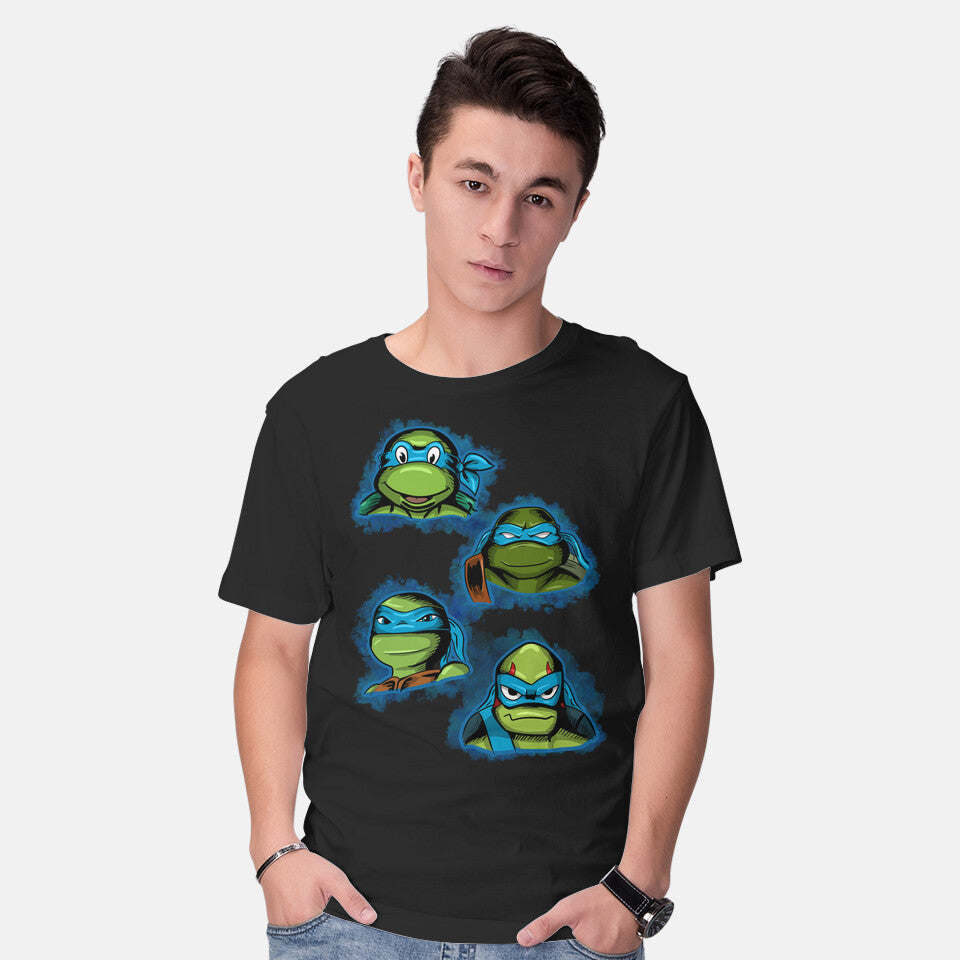 Model wearing black Blue Generation Graphic T-Shirt