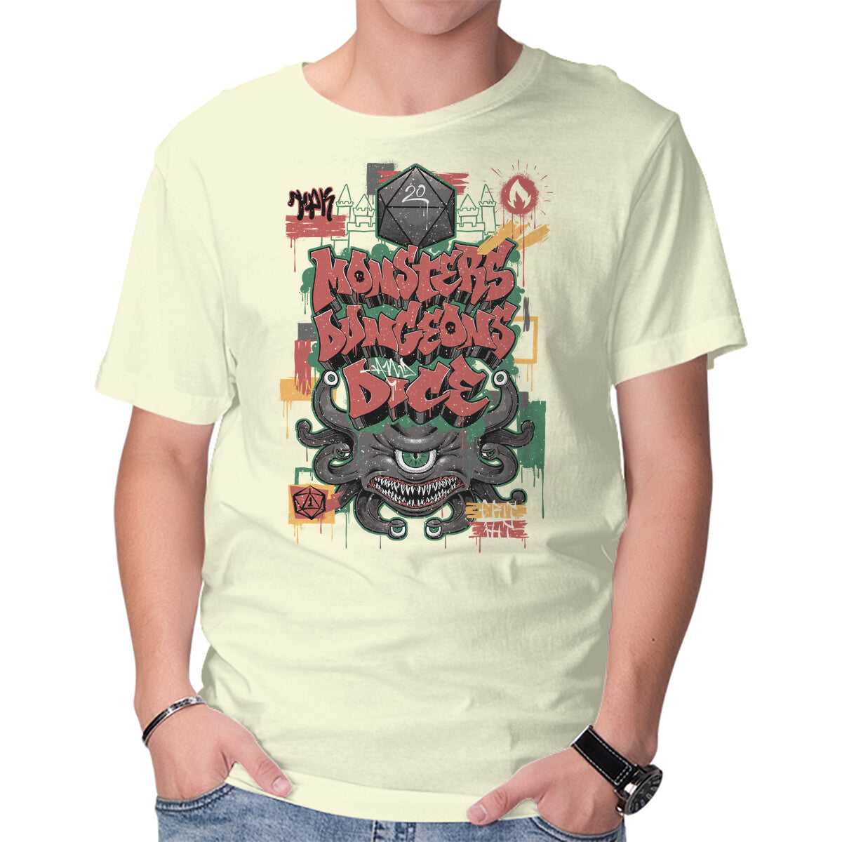 RPG Graffiti – Gaming Graphic T-Shirt