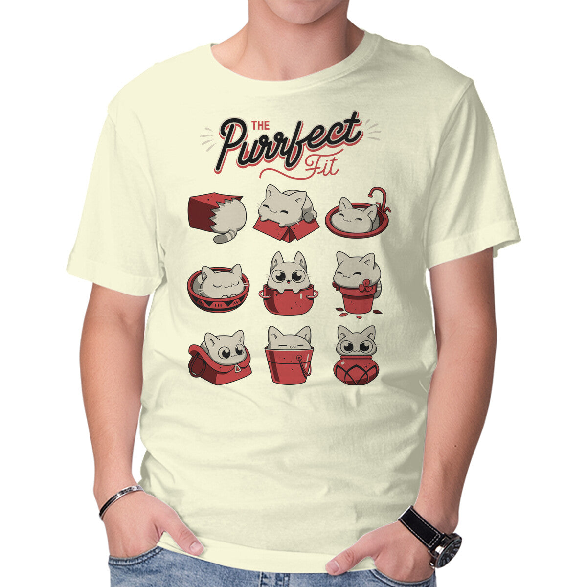 The Purrfect Fit – Cat Graphic T-Shirt