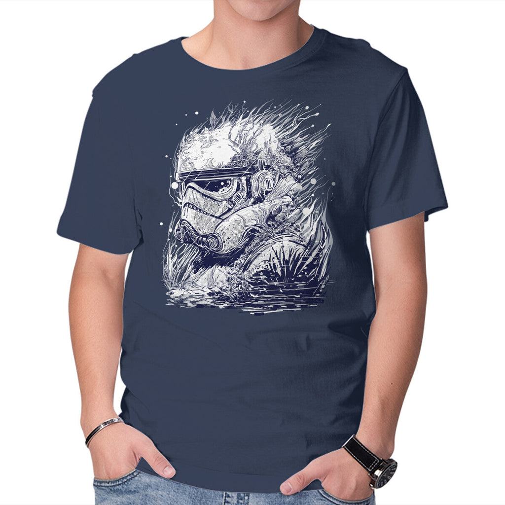 Sea Trooper – Sci-Fi Graphic T-Shirt in navy, product display
