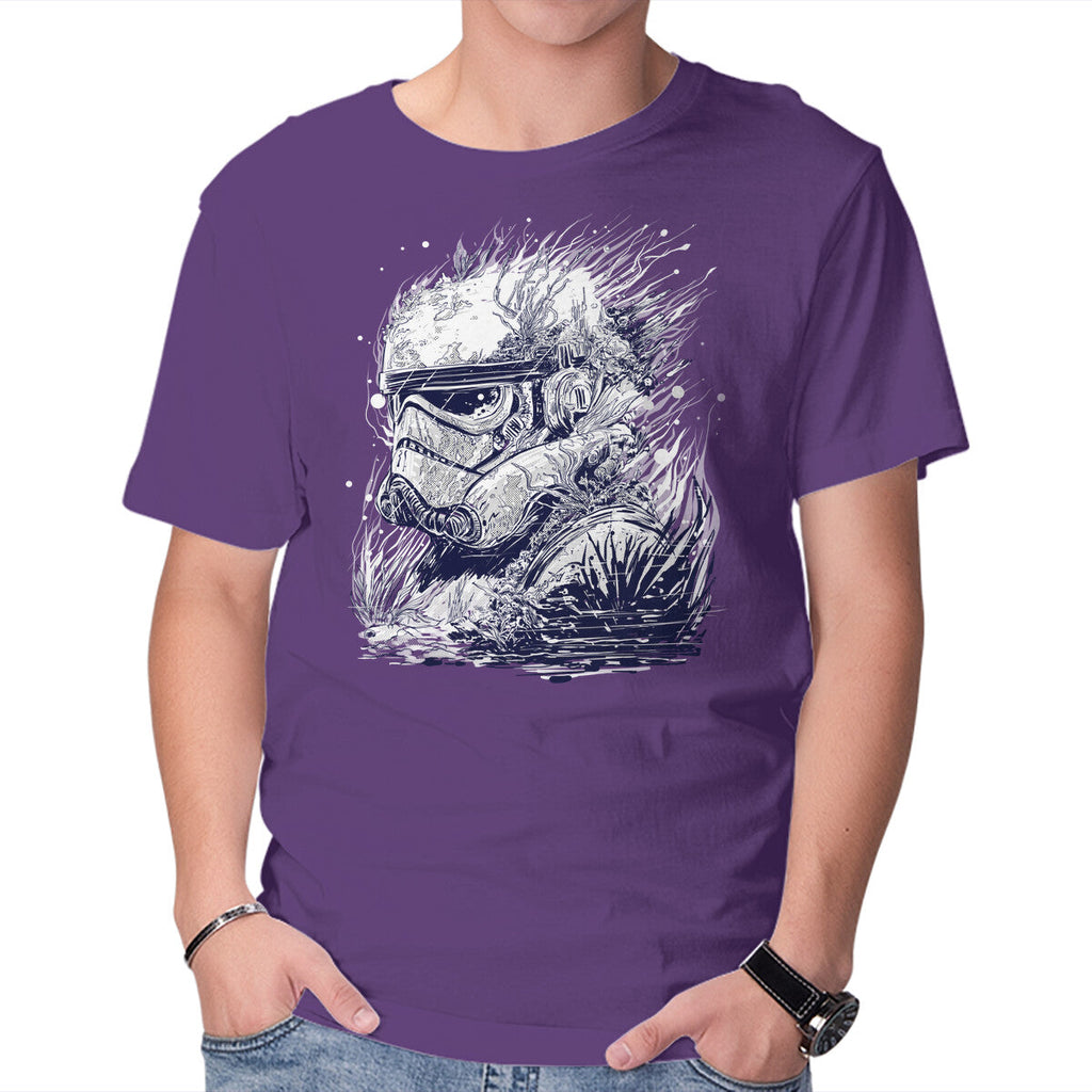 Sea Trooper – Sci-Fi Graphic T-Shirt in purple, product display