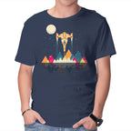 Starfighter – Sci-Fi Graphic T-Shirt in navy, product display