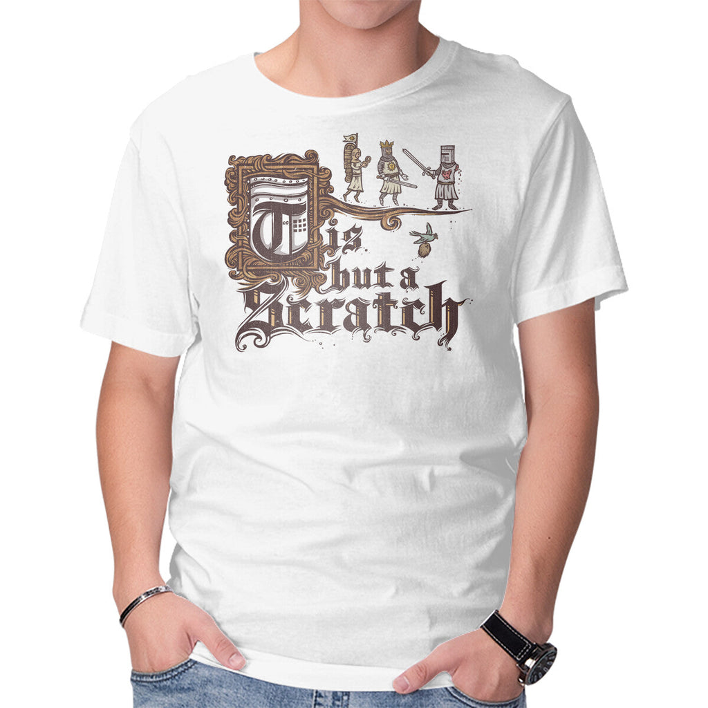 A Scratch – Movie Graphic T-Shirt in white, product display