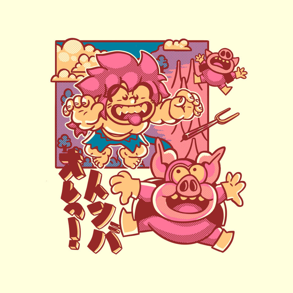 Defeating Pigs – Gaming Graphic T-Shirt