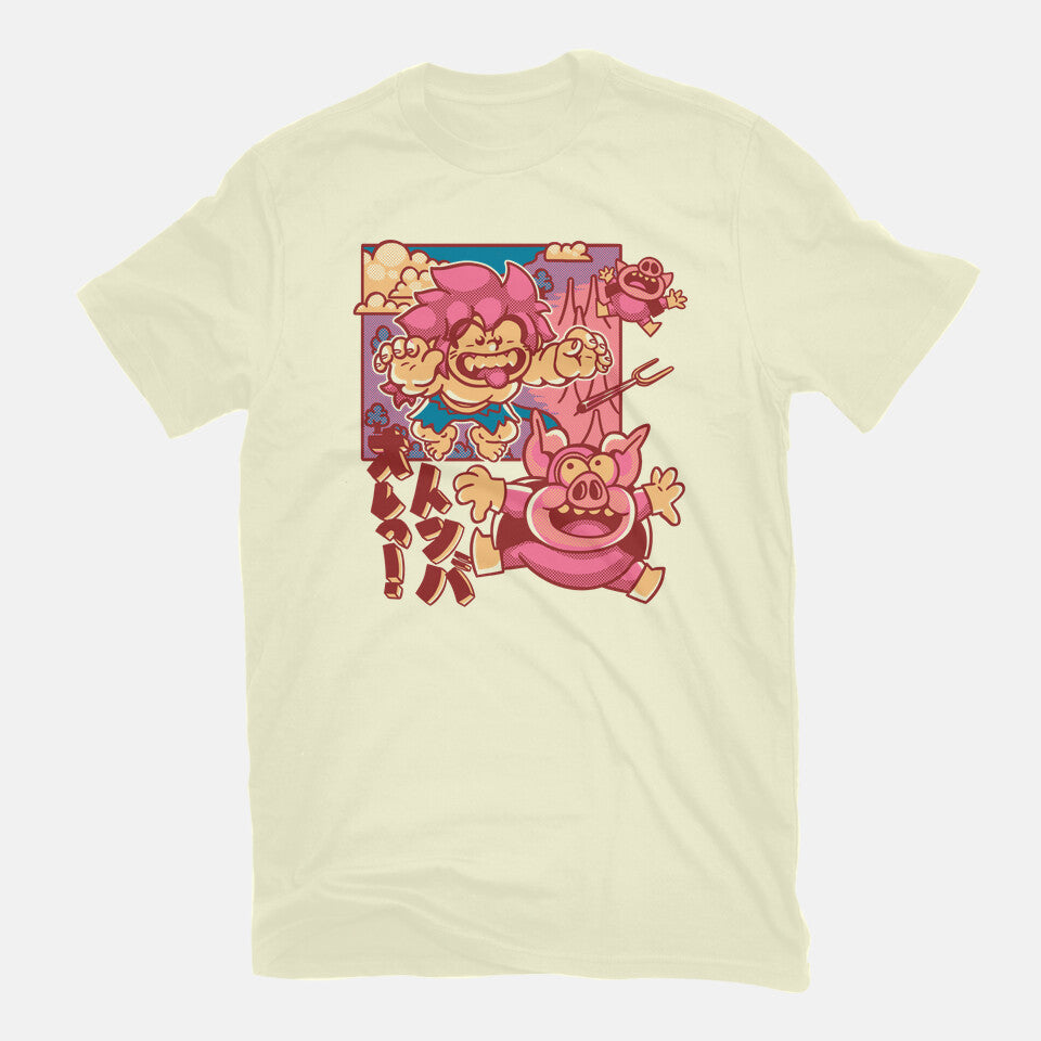 Defeating Pigs – Gaming Graphic T-Shirt