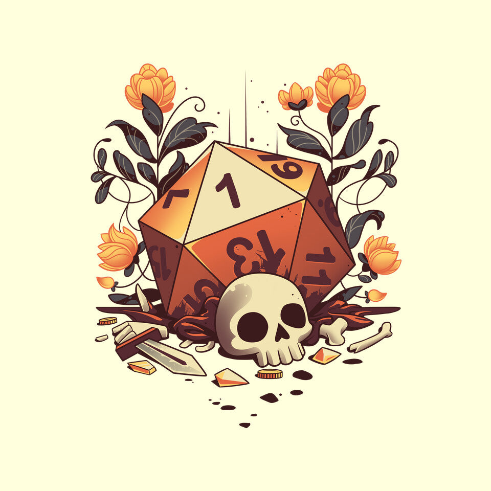 Fatal Roll – Gaming Graphic T-Shirt