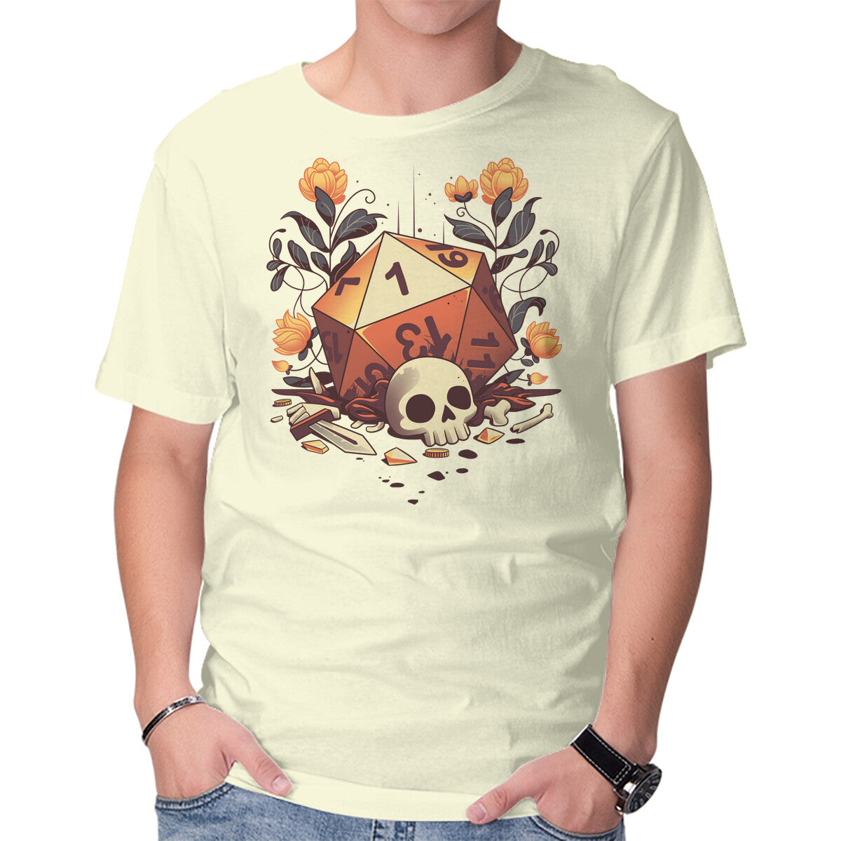 Fatal Roll – Gaming Graphic T-Shirt