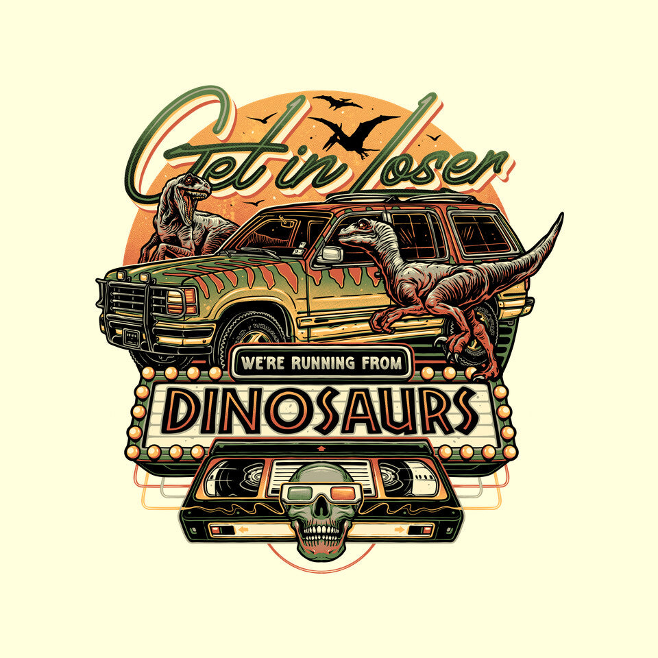 Running From Dinosaurs – Movie Graphic T-Shirt