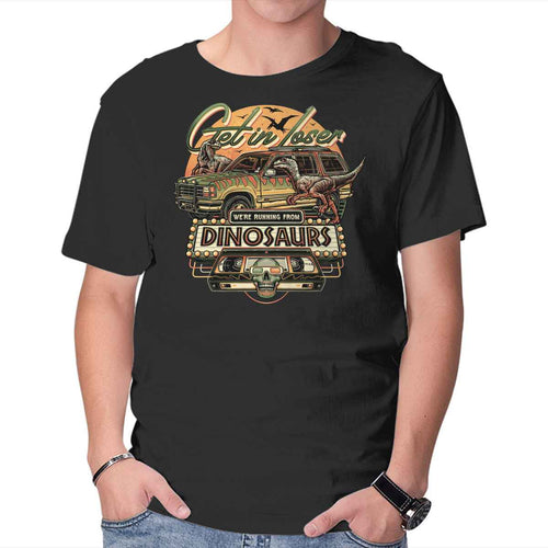 Running From Dinosaurs – Movie Graphic T-Shirt