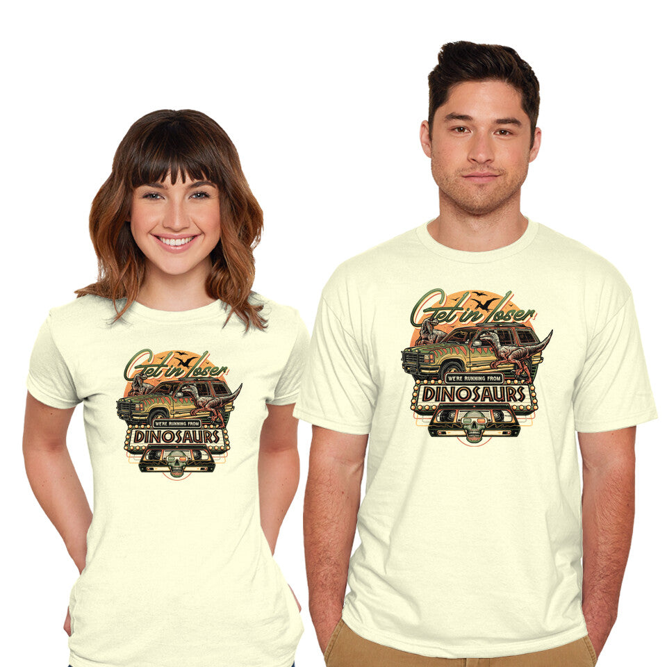 Running From Dinosaurs – Movie Graphic T-Shirt