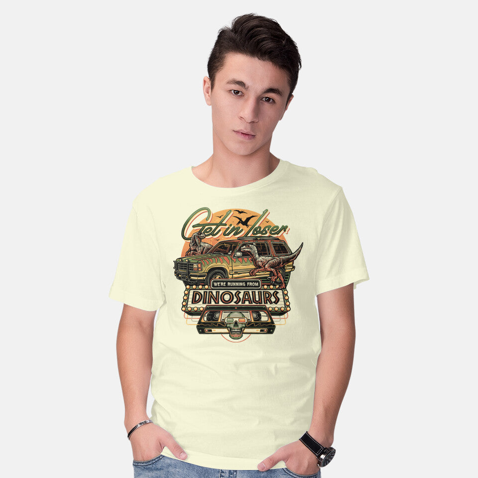Running From Dinosaurs – Movie Graphic T-Shirt