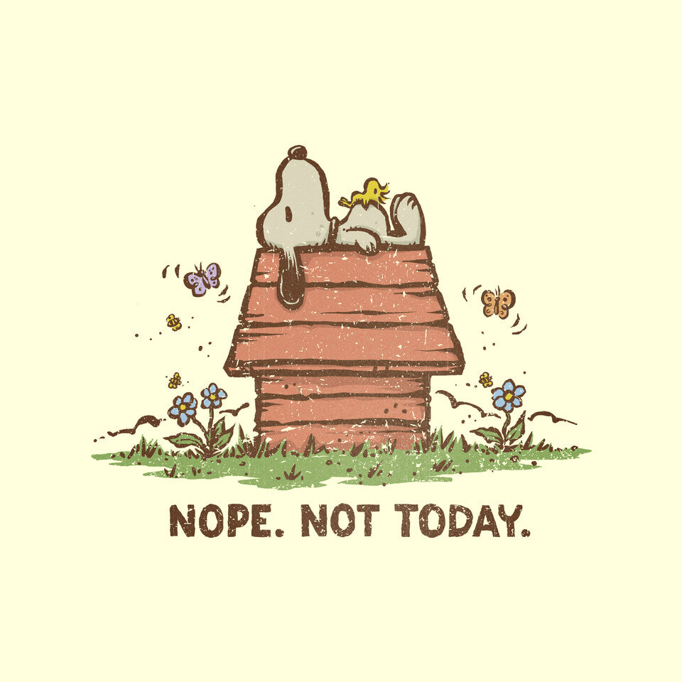 Nope Not Today – Dog Graphic T-Shirt