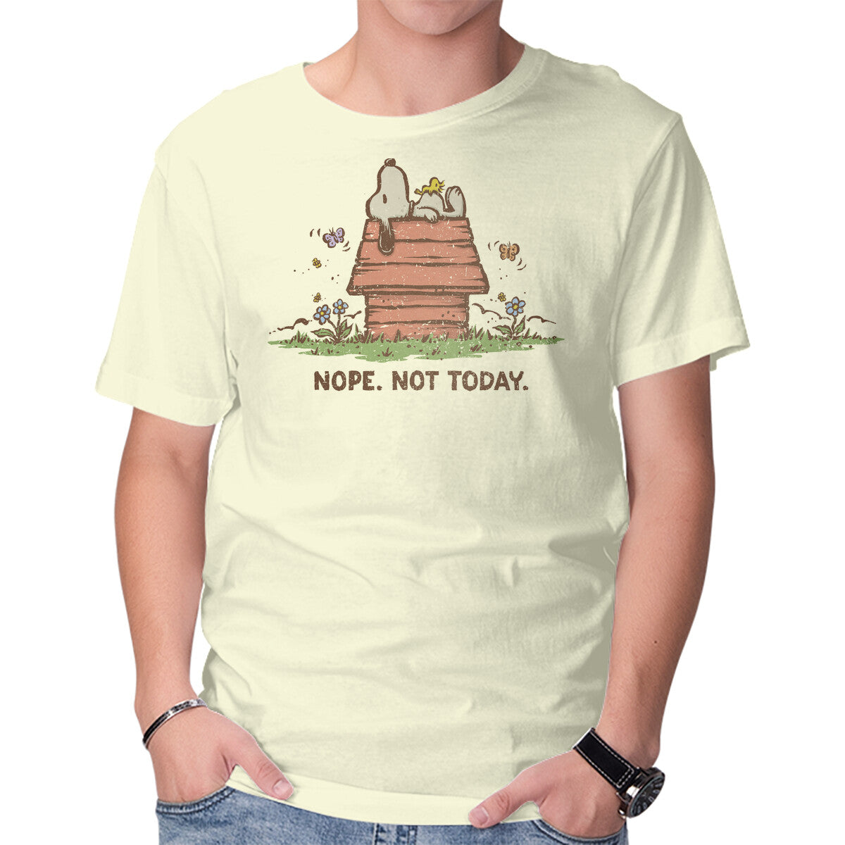 Nope Not Today – Dog Graphic T-Shirt