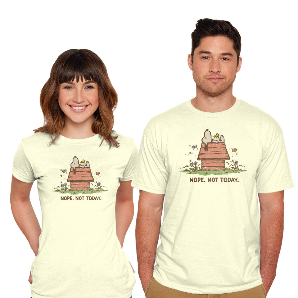Nope Not Today – Dog Graphic T-Shirt