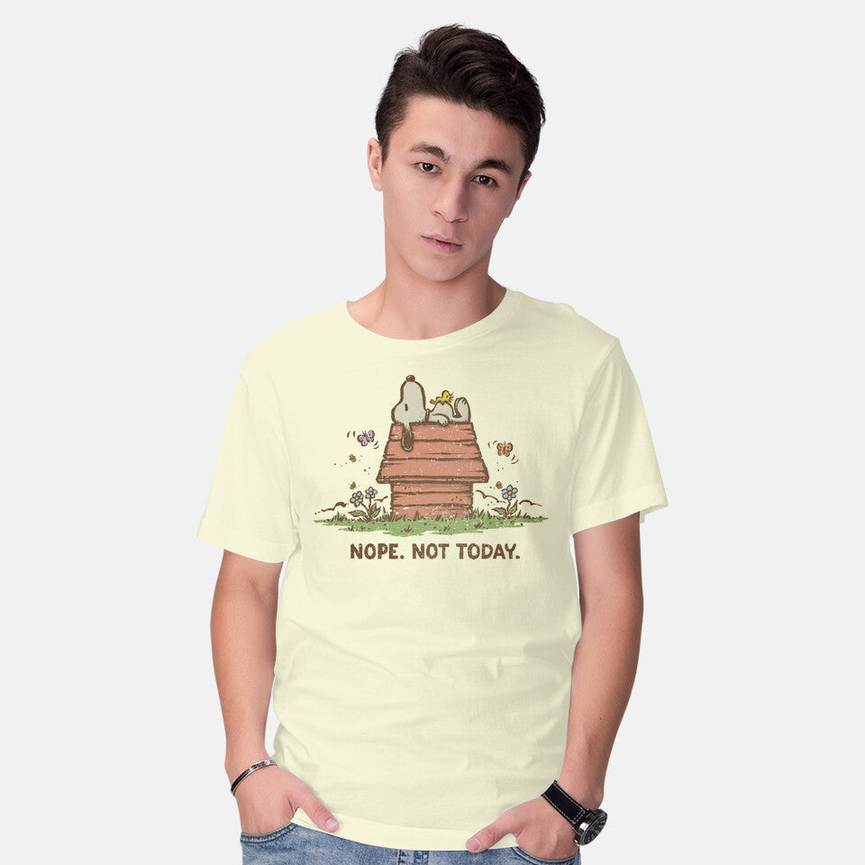 Nope Not Today – Dog Graphic T-Shirt