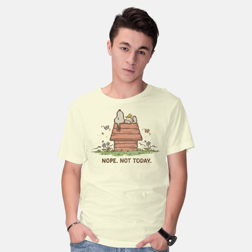 Nope Not Today – Dog Graphic T-Shirt