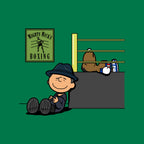 Boxing Nuts – Movie Graphic T-Shirt design artwork for green graphic T-shirt