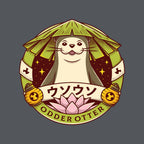 Odder Otter – Gaming Graphic T-Shirt design artwork for charcoal graphic T-shirt