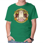 Odder Otter – Gaming Graphic T-Shirt in green, product display