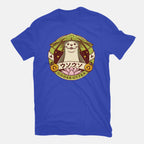Odder Otter – Gaming Graphic T-Shirt in royal blue, flat-lay product view