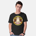 Model wearing black Odder Otter – Gaming Graphic T-Shirt