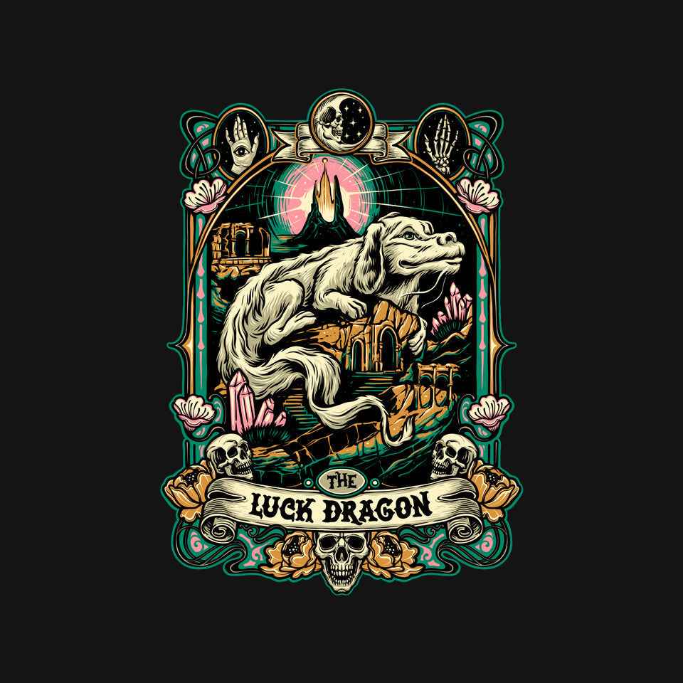 The Luck Dragon – Fantasy Graphic T-Shirt