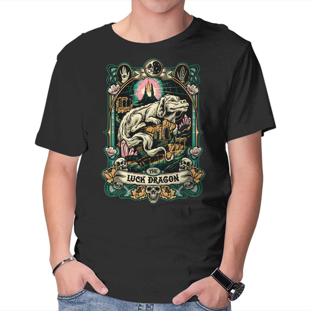 The Luck Dragon – Fantasy Graphic T-Shirt
