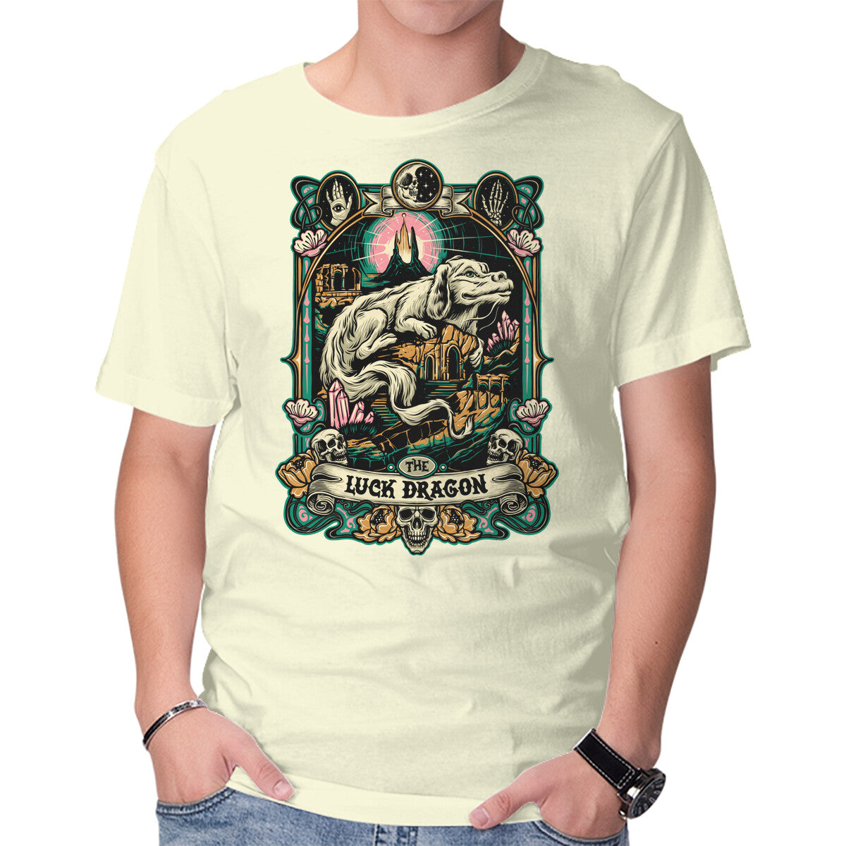 The Luck Dragon – Fantasy Graphic T-Shirt