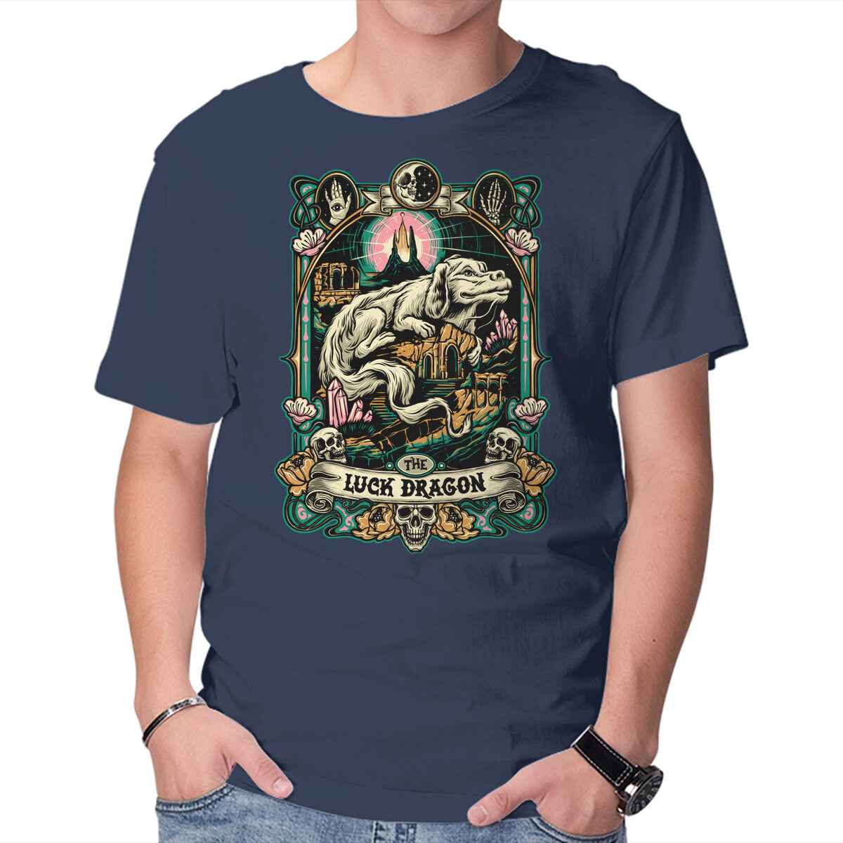 The Luck Dragon – Fantasy Graphic T-Shirt