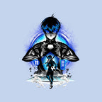 Ace Player Of Blue Lock – Anime Graphic T-Shirt design artwork for blue graphic T-shirt