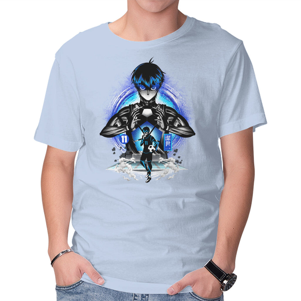 Ace Player Of Blue Lock – Anime Graphic T-Shirt in blue, product display