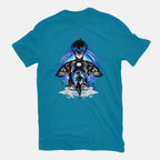 Ace Player Of Blue Lock – Anime Graphic T-Shirt in turquoise, flat-lay product view