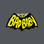 Bat Baby – Sci-Fi Graphic T-Shirt design artwork for charcoal graphic T-shirt