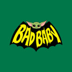 Bat Baby – Sci-Fi Graphic T-Shirt design artwork for green graphic T-shirt