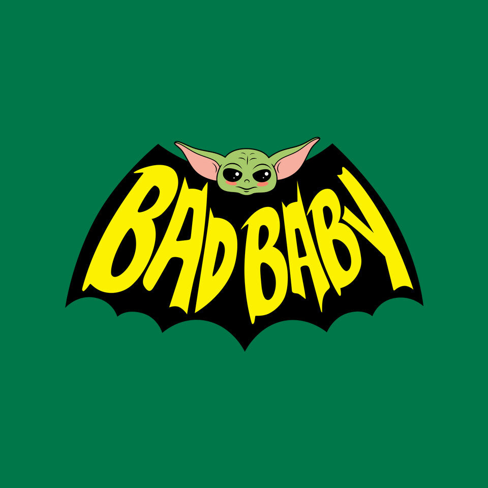 Bat Baby – Sci-Fi Graphic T-Shirt design artwork for green graphic T-shirt