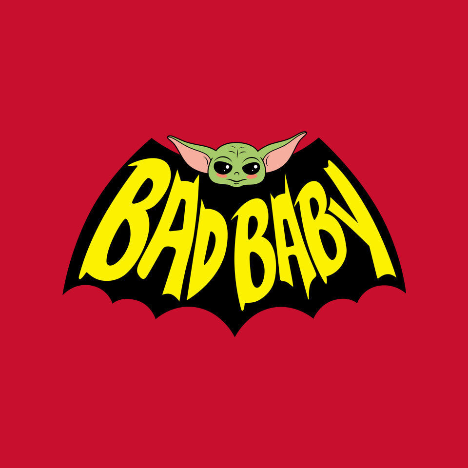 Bat Baby – Sci-Fi Graphic T-Shirt design artwork for red graphic T-shirt