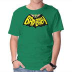 Bat Baby – Sci-Fi Graphic T-Shirt in green, product display