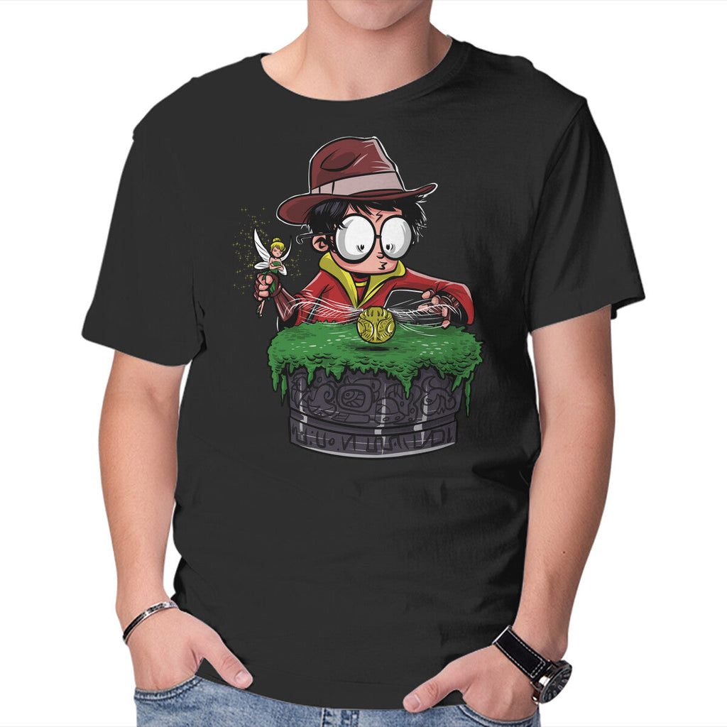 Indiana Potter – Movie Graphic T-Shirt in black, product display