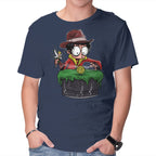 Indiana Potter – Movie Graphic T-Shirt in navy, product display